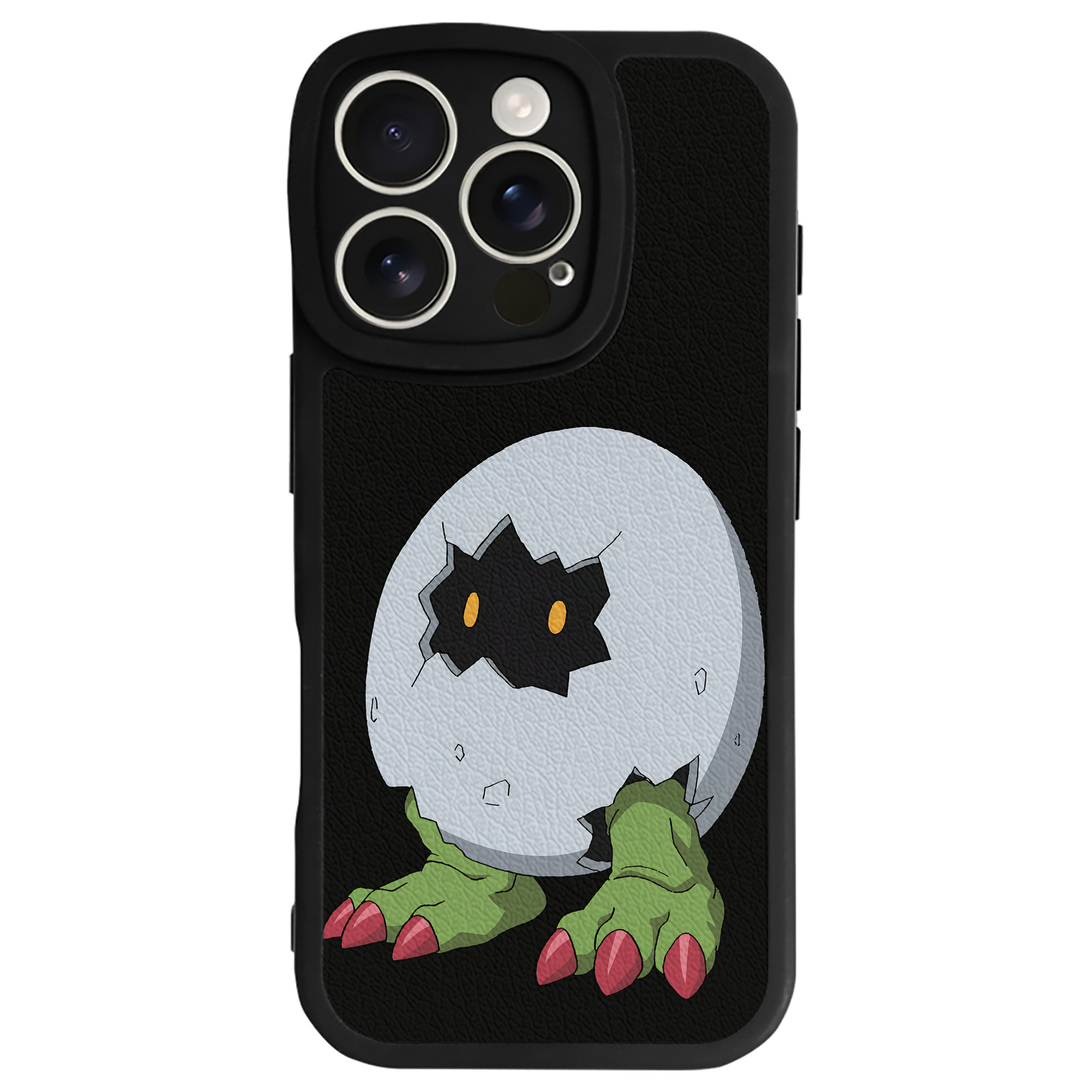 （画像用） Digimon デジタルモンスター/デジモン 【iPhone 16シリーズ対応】シリコンスマホケース（レザー調） 材質：シリコン